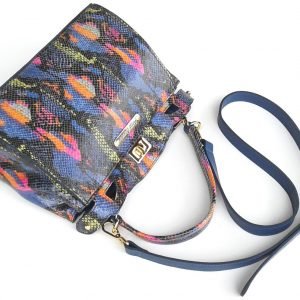 Multi-colour python-print Top Handle