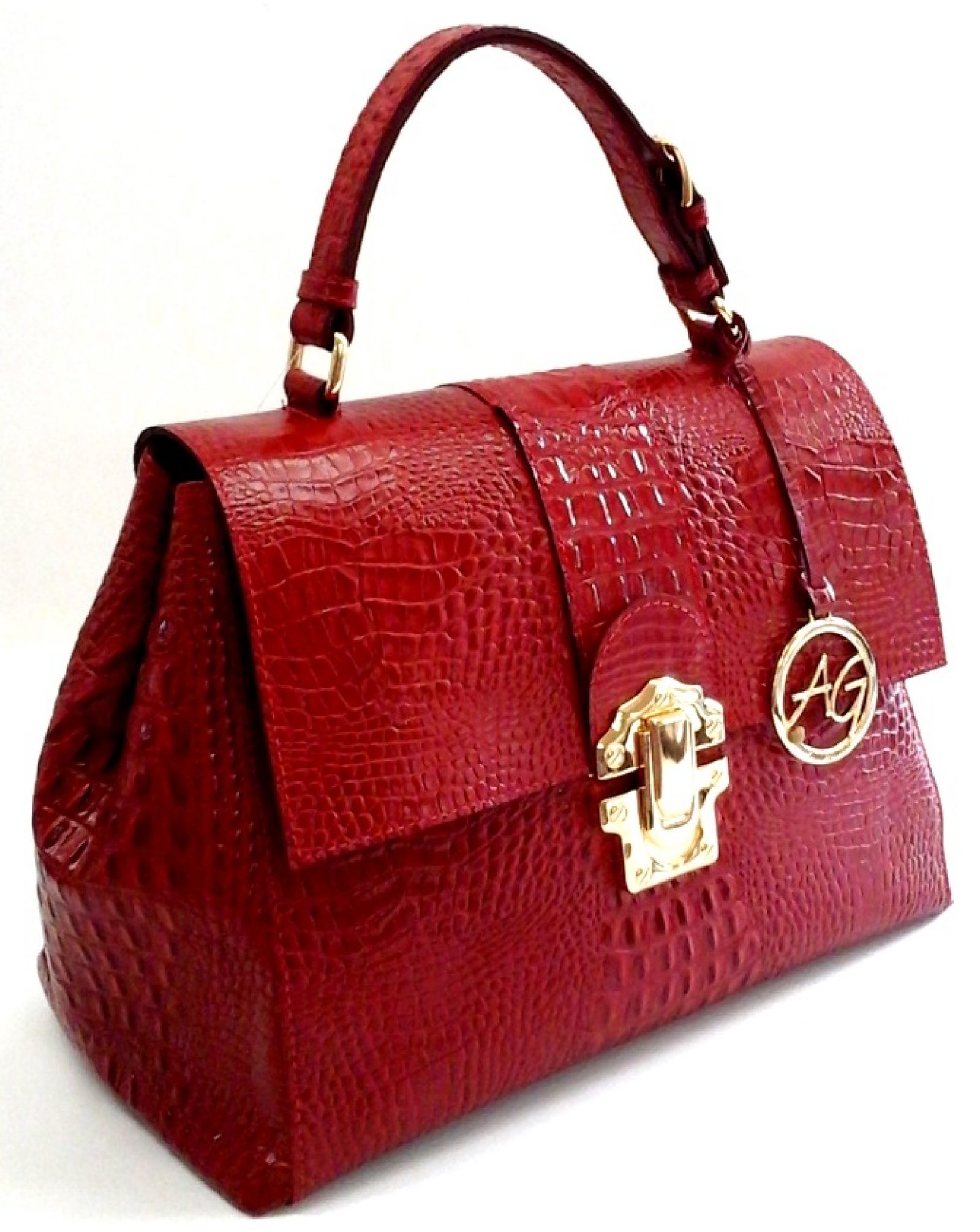 red top handle handbags