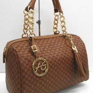 Brown Matted Satchel bag