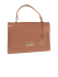 Brown Top Handle Bag